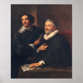 Poster Van Dyck - Retrato dos gravadores Pieter De Jo…