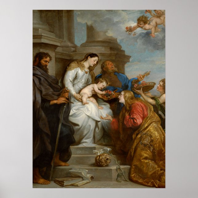 Poster Van Dyck - Rosalia Pedro e Paulo (Frente)