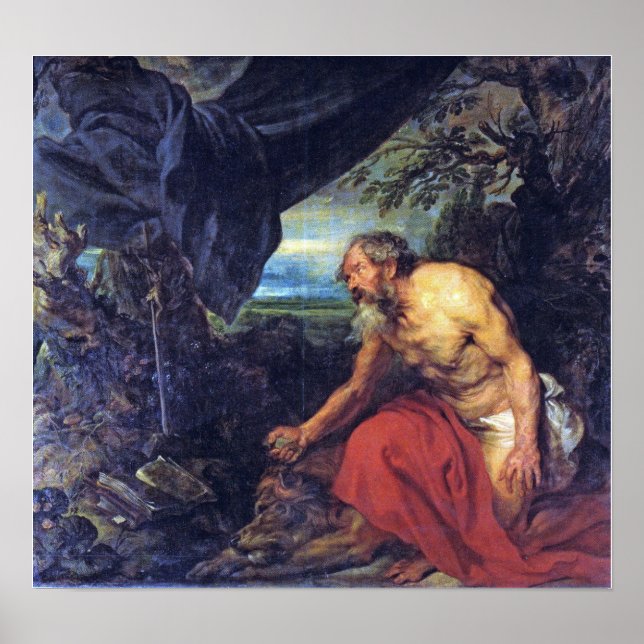 Poster Van Dyck - São Jerônimo (Frente)