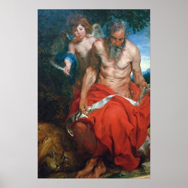 Poster Van Dyck - São Jerônimo (Frente)
