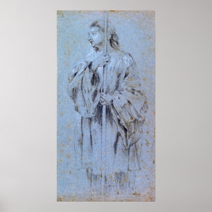 Poster Van Dyck - Um Jovem Acolhimento Com Um Funcionario