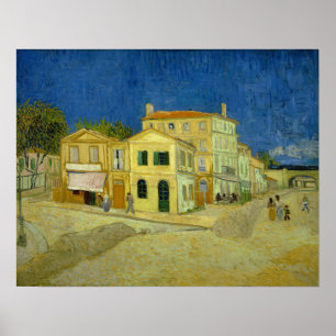 Poster Van Gogh - A Casa Amarela