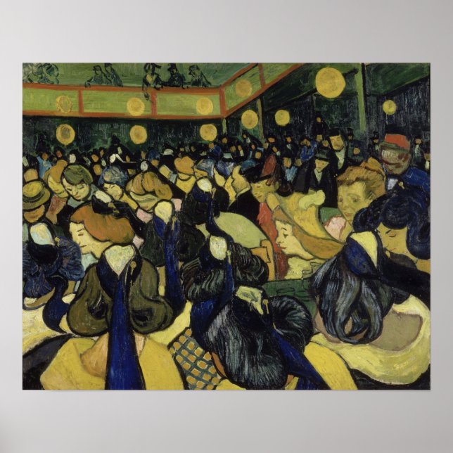 Poster Van Gogh - A Casa de Dança em Arles (Frente)
