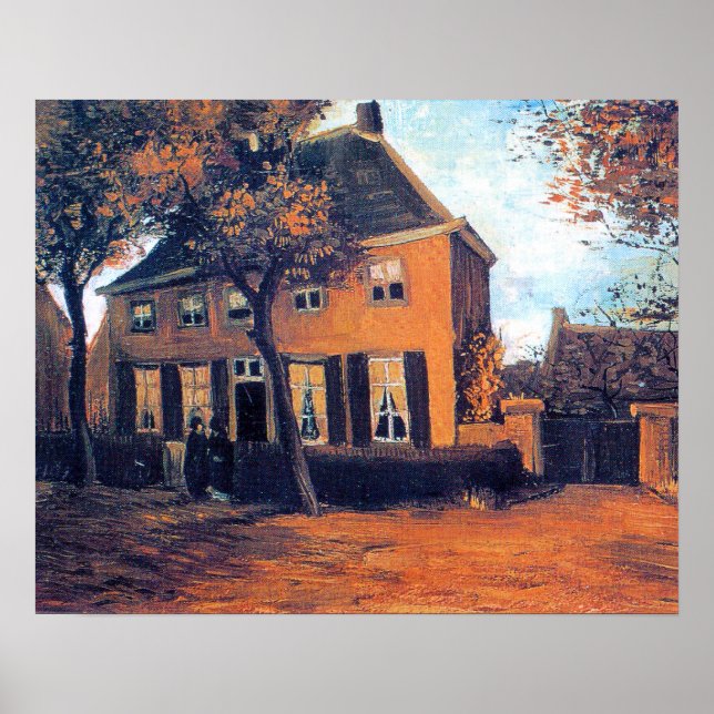 Poster Van Gogh - A Casa Paroquial em Nuenen (Frente)