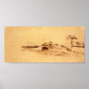 Poster Van Gogh - A Caverna de Machpelah