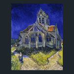 Poster Van Gogh - A Igreja Em Auvers-Sur-Oise<br><div class="desc">A Igreja em Auvers-Sur-Oise Vista do Chevet por Vincent Van Gogh. Para obter mais imagens prontas para poster do Livro 37 da Série Arte Zedigna "Vincent Van Gogh - Paintings & Drawing Vol 2",  visite https://books.zedign.com/zas/37.html</div>