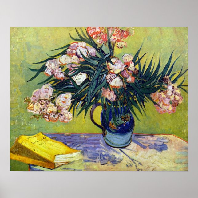 Poster Van Gogh - A Vida Estática com Oleander (Frente)