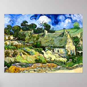 Poster Van Gogh - Algodão Thatch em Cordeville