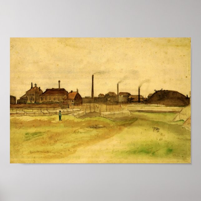 Póster Van Gogh - Almina na Borinagem (Frente)