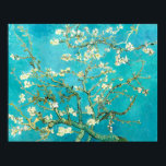 Poster VAN GOGH - Almond Blossoms<br><div class="desc">"van gogh vincent",  "amêndoa floresce",  flores,  "pintura famosa",  vintage,  "arte fina",  floral,  azul,  vangoga</div>