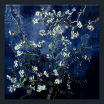 Póster Van Gogh Almond Blossoms Midnight Blue<br><div class="desc">Almond Blossoms de Vincent Van Gogh alteração de cor copyright 2doce4wordsDesigns/ PureVintage Love Obtenha a beleza do amado Almond Blossom de Van Gogh nas cores que combinam com sua casa. vincent van gogh,  van gogh,  florins de amêndoa,  flores,  floral,  bonito,  bonito, </div>