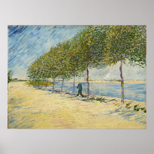 Poster Van Gogh - Ao Longo do Sena (Frente)
