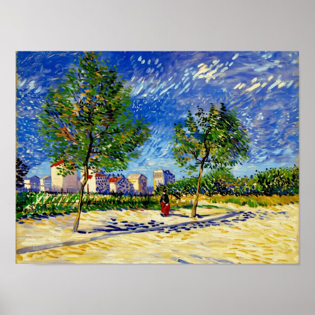 Poster Van Gogh Arredores de Paris (Frente)