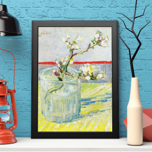 Poster Van Gogh Blossoming Almond Branch em um Vidro