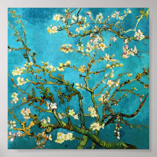 Póster Van Gogh Blossoming Almond Tree Fine Art
