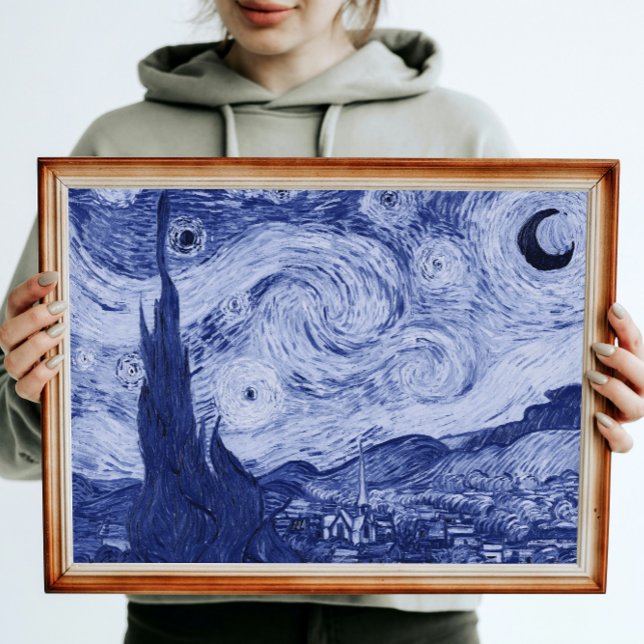 Poster Van Gogh Blue Rendition of the Starry Night (Criador carregado)