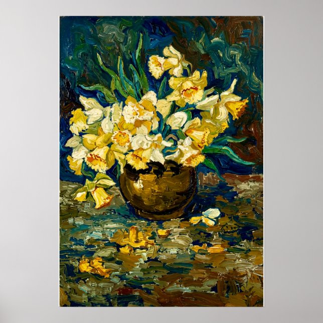 Poster Van Gogh Bowl with Daffodils  (Frente)
