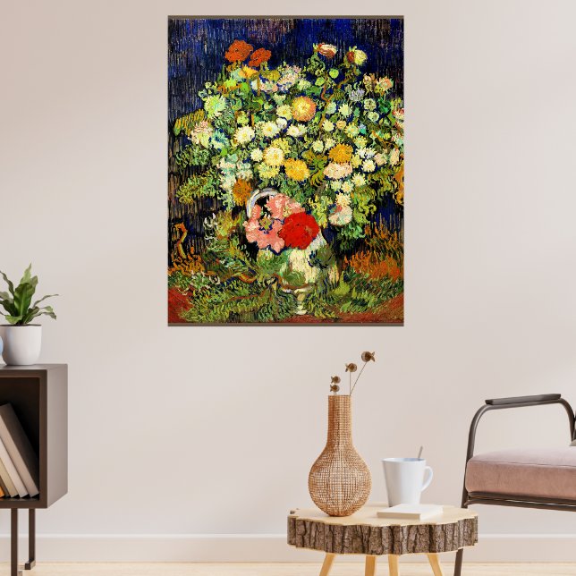 Poster Van Gogh - Buquê das Flores em um Vaso (Sala de Estar 3)