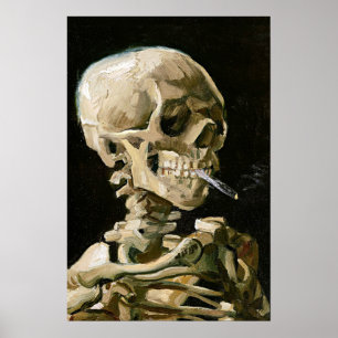Poster Van Gogh - Cabeça de um Esqueleto