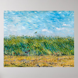 Poster Van Gogh, Campo de Trigo com Lark, 1887