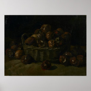 Poster Van Gogh - Cesto De Maçãs