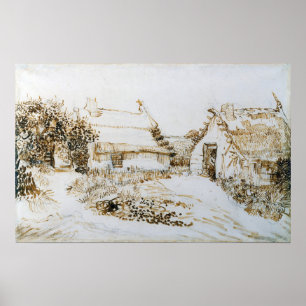 Poster Van Gogh - Dois Algodão Em Saintes-Maries-De-La-M