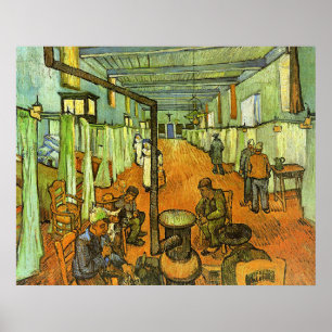 Poster Van Gogh, Enfermaria no Hospital,