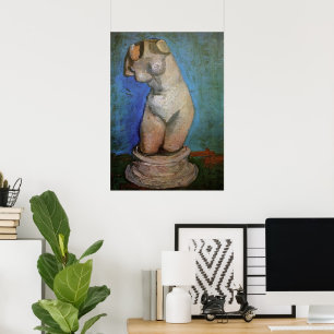 Poster Van Gogh; Estatuto de uma Mulher Torso