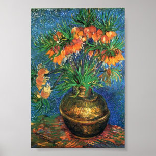 Poster Van Gogh, famosa pintura de Vase de Cobre