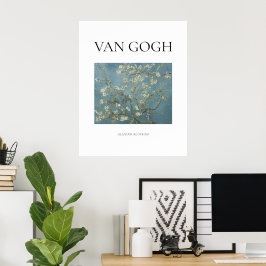 Poster Van Gogh, famosa pintura Flores de amendoeira  