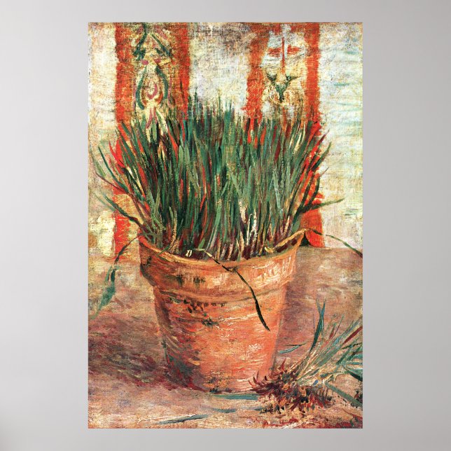 Poster Van Gogh: Flauta com cebolinho (Frente)
