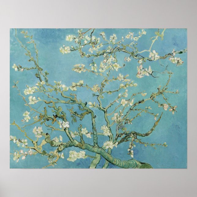 Poster Van Gogh - Flor de Amendoeira (Frente)