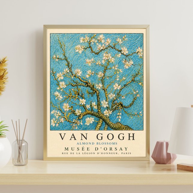 Poster Van Gogh Flores de Amendoeira | Museu Floral Vinta (Criador carregado)