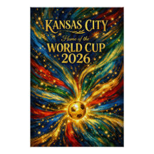 Van Gogh Fluid Art Print Kansas City World Cup 