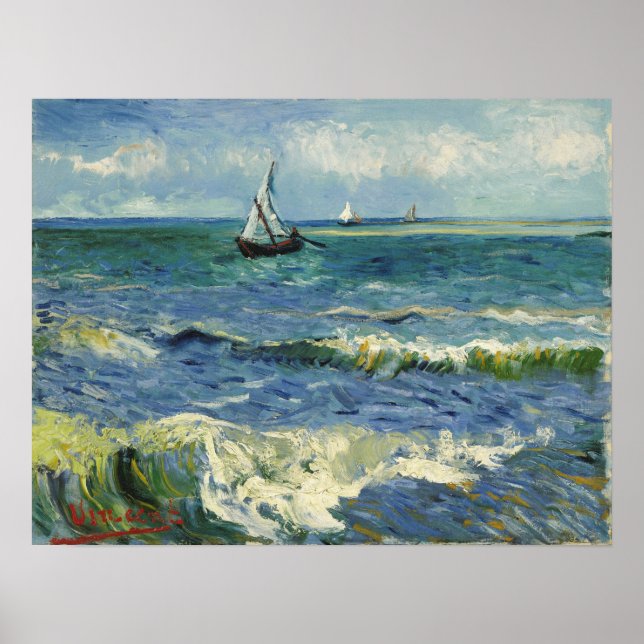 Poster Van Gogh - Fuga Em Les Saintes-Maries-De-La-Me (Frente)