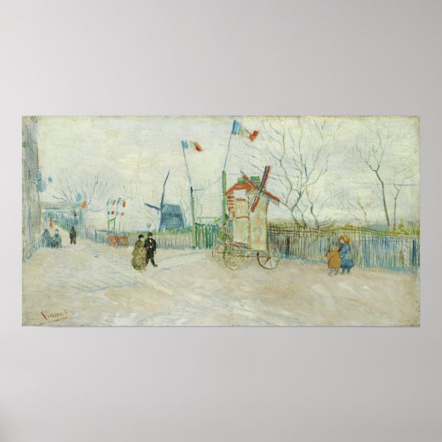 Poster Van Gogh - Impasse Des Deux Frères (Frente)