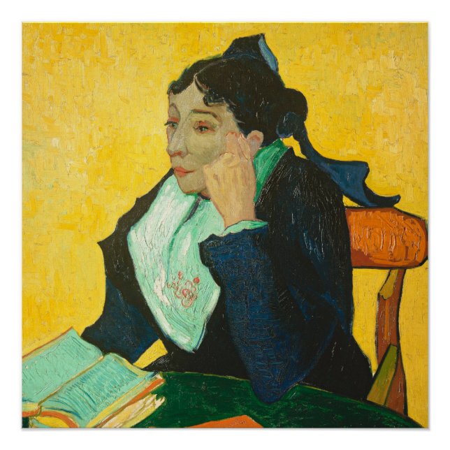 Póster Van Gogh - Madame Joseph-Michel Ginoux, (Frente)