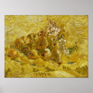 Poster Van Gogh - Marmelos, Limões, Peras E Uvas