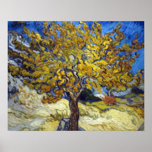Van Gogh Mulberry Tree Impressionism Art