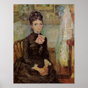 Póster Van Gogh, Mulher Sentada ao lado de um Berço, Arte