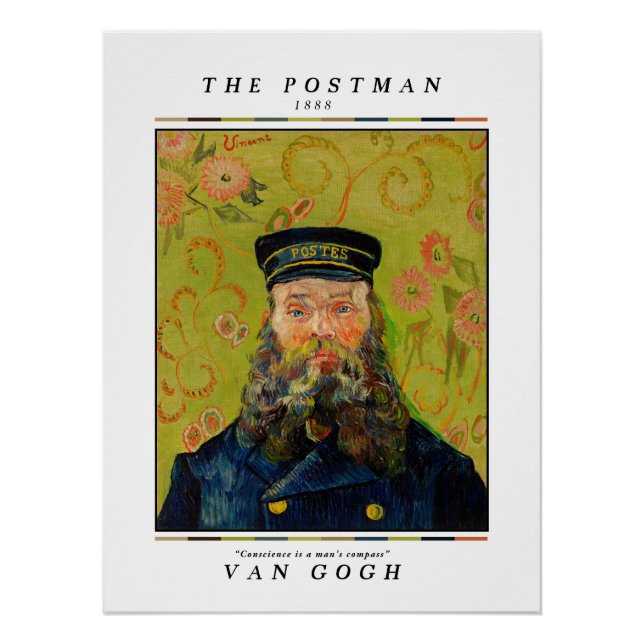 Póster Van Gogh | O Carteiro (Frente)