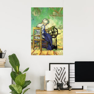 Póster Van Gogh, O Espinheiro, Impressionismo Vintage Art