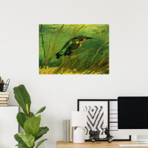 Póster Van Gogh O Kingfisher, Impressionismo Vintage Arte