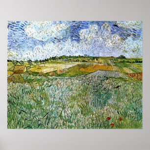 Poster Van Gogh - O Plano Em Auvers 1890