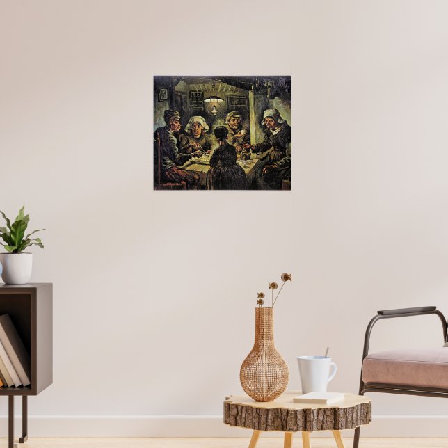 Poster Van Gogh - Os Comedores de Batata (Sala de Estar 3)