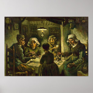 Poster Van Gogh - Os Comedores De Batata