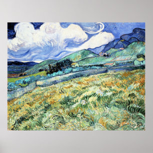 Poster Van Gogh - Paisagem de Saint-Remy,