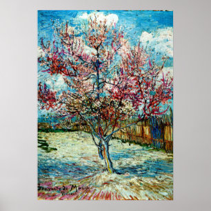 Póster Van Gogh - Pessegueiros Rosa