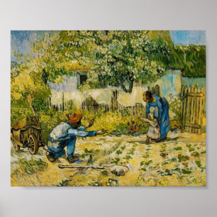 Poster Van Gogh - Primeiros passos (após Millet)