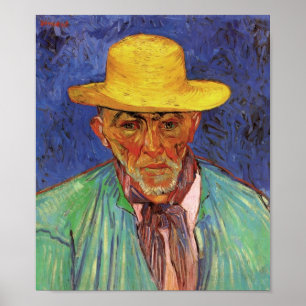 Póster Van Gogh - retrato da paciência Escalier